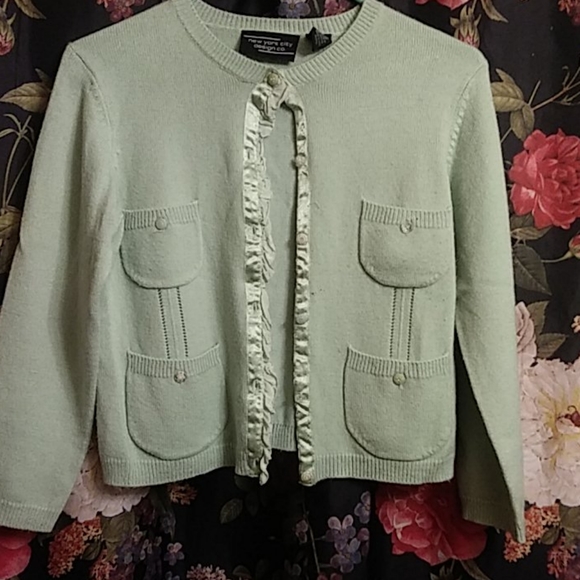 Mint green Cardi - Picture 1 of 8